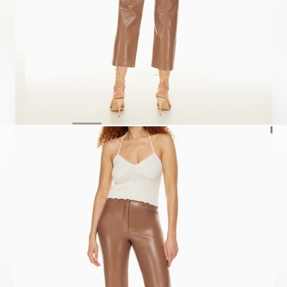 Wilfred Taupe Cropped Pants